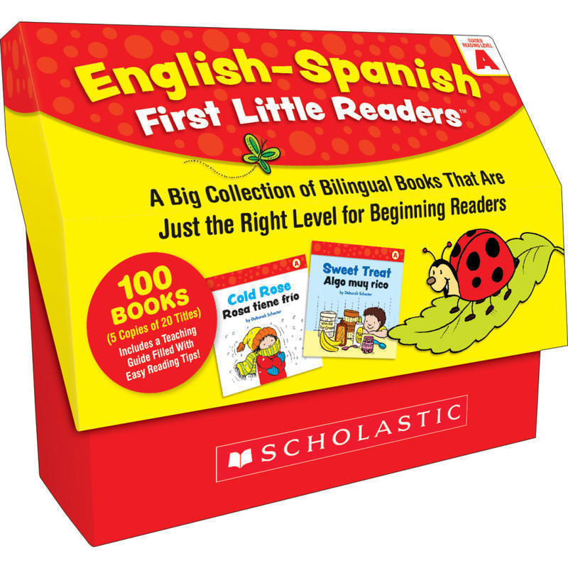 Scholastic Teacher Resources English-Spanish First Little Readers: Guided Reading Level A, Grades Pre-K To 2nd, Set Of 100 Books MPN:9781338668032