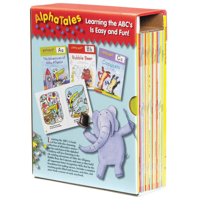 Scholastic Teaching Resources Alpha Tales Learning Library, Grades Pre-K To 1, Set Of 26 Books MPN:SC-0545067642