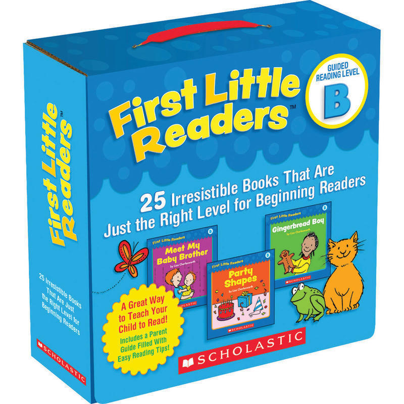 Scholastic Teaching Resources First Little Readers Parent Book Pack, Guided Reading Level B, Pre-K To Grade 2 MPN:SC-523150