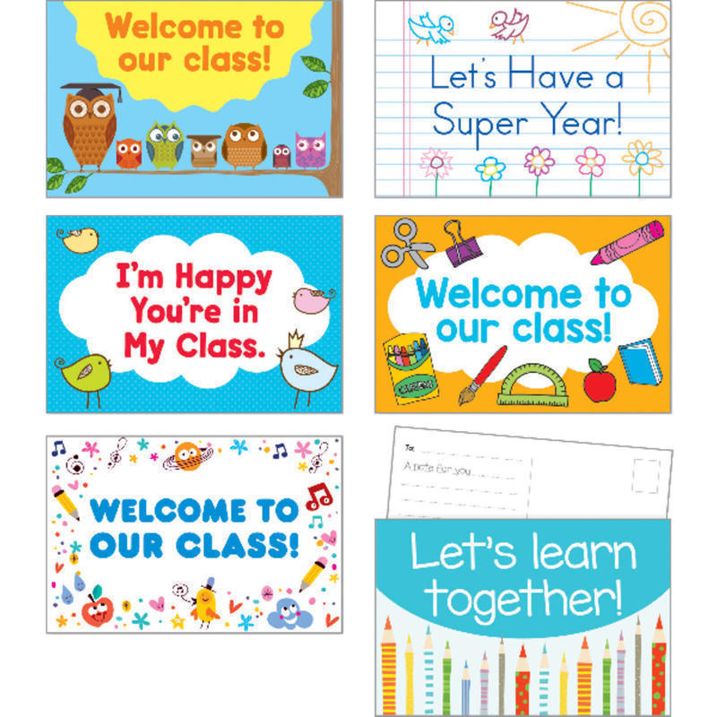 Scholastic Teachers Friend Postcards, 6in x 4in, Back To School, Kindergarten - Grade 5, Pack Of 36 MPN:810514