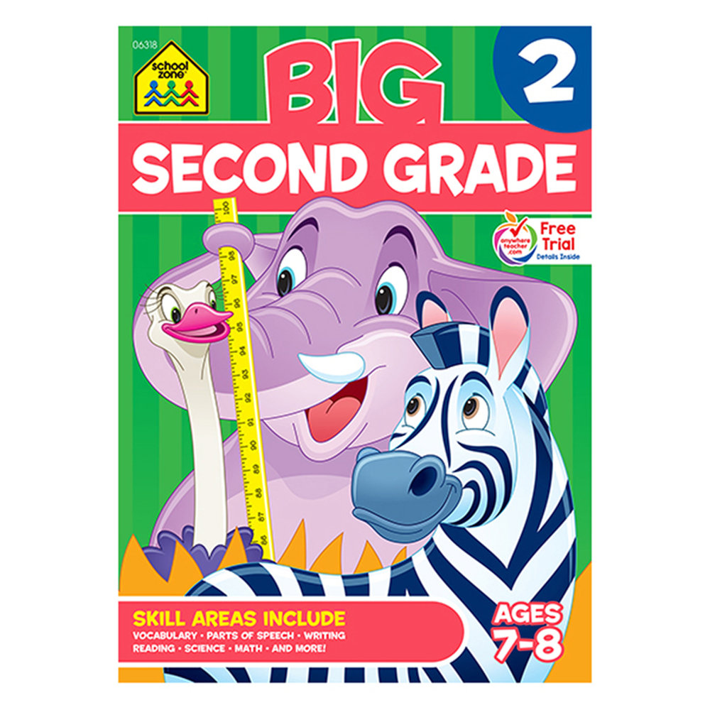 School Zone Publishing BIG Workbook, 2nd Grade MPN:SZP06318