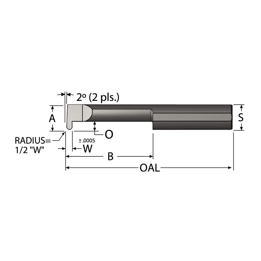 Grooving Tool: Full Radius MPN:GFR062-4