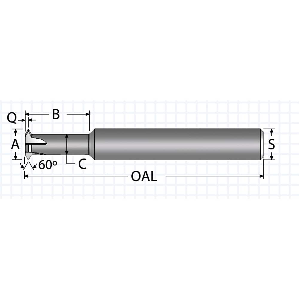Single Profile Thread Mill: #0-72 to #0-90, 72 to 90 TPI, Internal & External, 2 Flutes, Solid Carbide MPN:SPTM040A