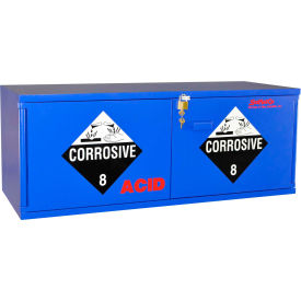 SciMatCo 2.5 Liter Acid Cabinet Manual Close 2 Door Plywood 47