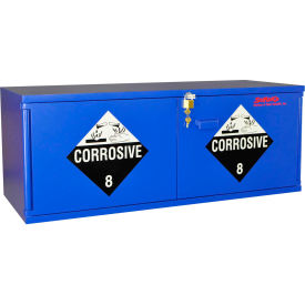 SciMatCo 2.5 Liter Corrosive Cabinet Manual Close 2 Door Plywood 47