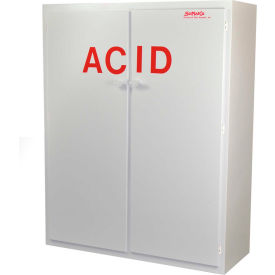 SciMatCo 2.5 Liter Acid Corrosive Cabinet Manual Close 2 Door Polypropylene 48