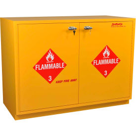 32 Gallon Under-the-Counter Flammable Cabinet Self-Closing Plywood 35