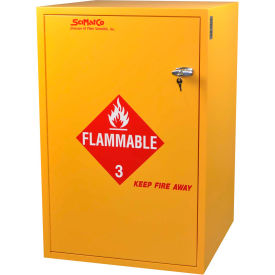 30 Gallon Floor Flammable Cabinet Self-ClosingPlywood 23-7/8