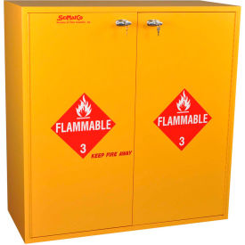 54 Gallon Flammable Cabinet Self-Closing Plywood 43