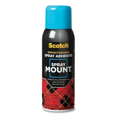 Spray Mount Adhesive Contains 1 1-Difluoroethane MPN:7100129195