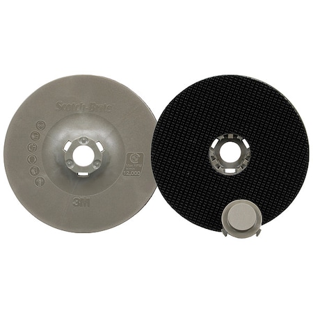 Hook/Loop Disc Backup Pad, 5 in Dia, PK10 MPN:89871