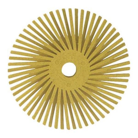Radial Bristle Disc, TA, 3 In Dia, 80G, PK40 MPN:61500139375