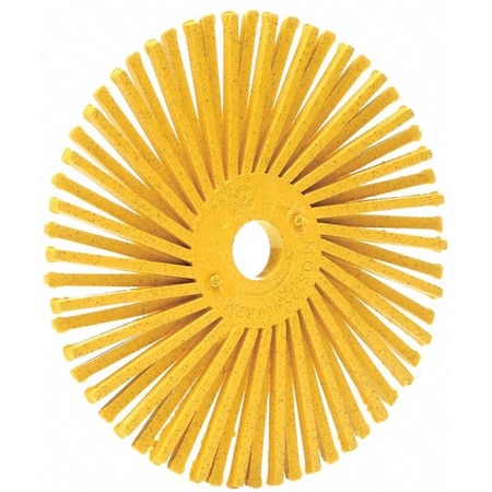 Radial Bristle Disc, 3'' dia., Arbor Hole MPN:RB-ZB