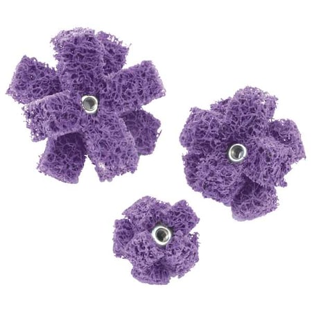 Cross Buff, 2 in Dia, 1/2in W, Medium MPN:7000121121