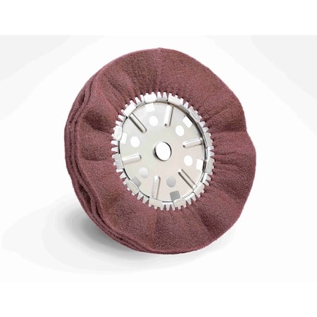 Satin Pleated Buff Wheel, 12inx2inx3/4 in 4A FIN, 5/pk MPN:7010295263