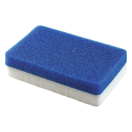 Scouring Pad, 12 in L, Blue/White, PK50 MPN:4004JP