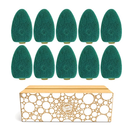 Dish Wand Refills, 7 1/4 in L, Green, PK10 MPN:481-10-SIOC