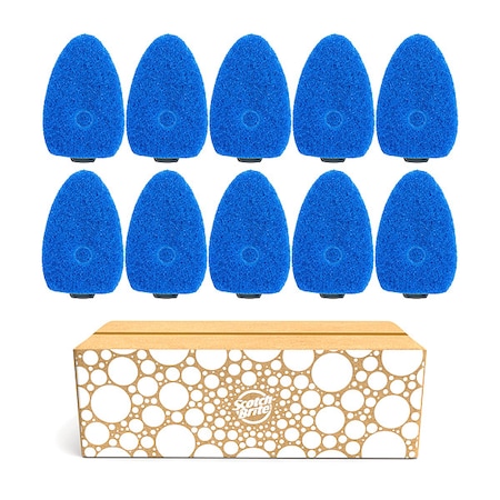 Dish Wand Refills, 7 1/4 in L, Blue, PK10 MPN:483-10-SIOC