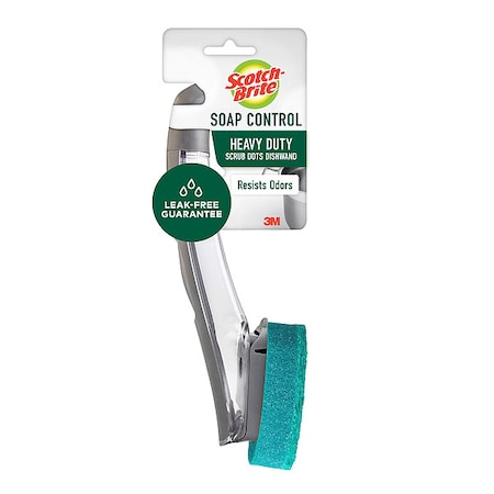 Heavy Duty Dish Wand, 11 1/4 in L, Green MPN:651A-4