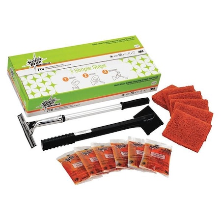 Cleaning Kit, Orange, Used On Griddle MPN:710