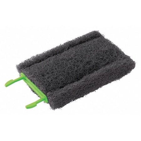 Cleaning Pad, 6 in L, Gray, PK6 MPN:901