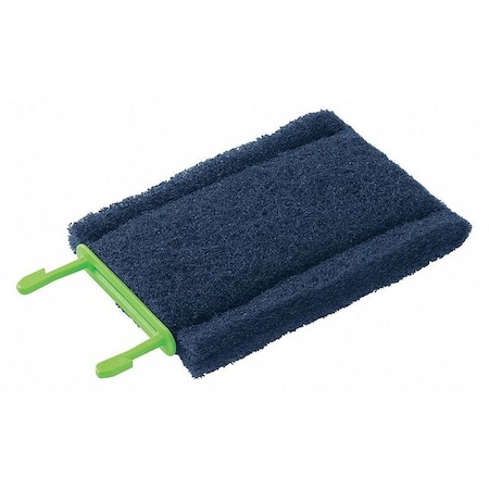 Cleaning Pad, 5 1/2 in L, Blue, PK6 MPN:903
