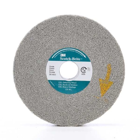 Deburring Wheel, XL-WL, 8A Medium, 6 in x 1 in x 1 in MPN:7000000734