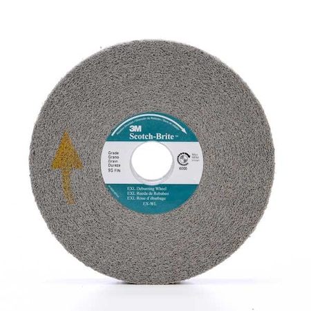 Deburring Wheel, XL-WL, 9S Fine, 6 in x 1 in x 1 in MPN:7000000737