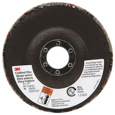 Non-Woven Depressed Center Disc, 4 1/2 in Dia, 4 1/2 in W, 7/8 in Arbor Hole MPN:7000028516