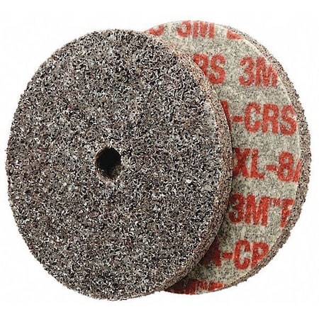 Unitized Wheel, 3 in Dia, 1/4 in W, 3/8 in Arbor Hole MPN:7000120681