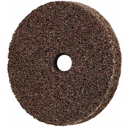 Unitized Wheel, 3 in Dia, 1/2 in W, 1/4 in Arbor Hole MPN:7010328699