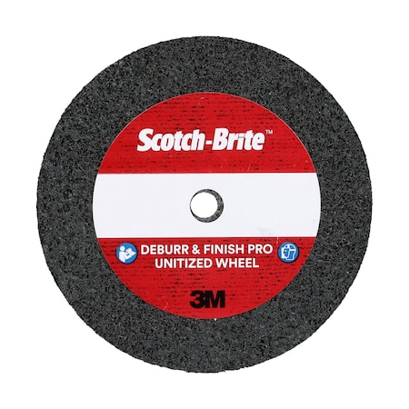 Deburr&Finish PRO Unitized Whl, 2inx1/4inx1/4in, 2S FIN, 60/pk MPN:7100143403