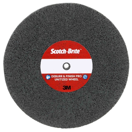Deburr&Finish PRO Unitized Whl, 6inx1/2inx1in, 2S FIN, 4/pk MPN:7100143460