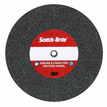 Deburr and Finish PRO Unitized Wheel, 3 in x 1 inx1/4 in, 2S FIN, 10/pk MPN:7100143466