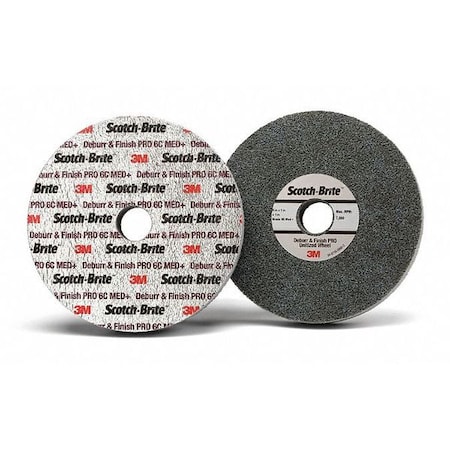 Deburr and Finish PRO Unitized Wheel, 3 inx1/2 in x 1/4 in, 2S FIN, 20/pk MPN:7100143467