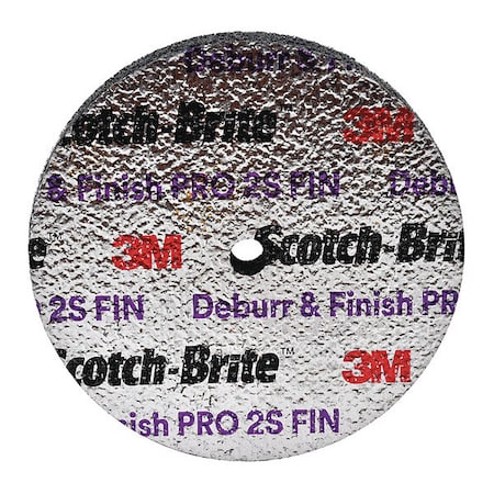 Deburr and Finish PRO Unitized Wheel, 6inx1inx1in, 2S FIN, 2/pk MPN:7100143476