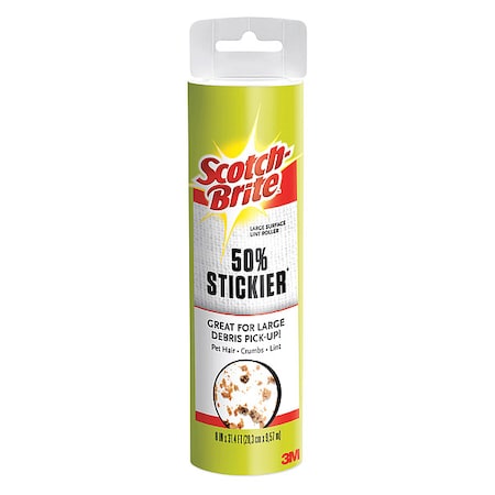 Lint Roller Refill, White, PK4 MPN:830LSRFS-60