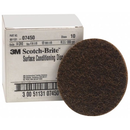 Surface Conditioning Disc 07450, 4inxNH, PK4 MPN:07450
