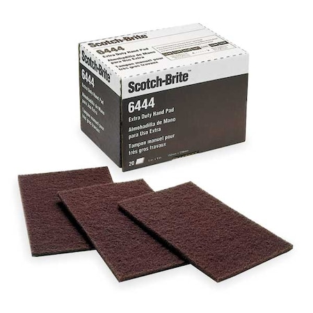 Sanding Hand Pad, 6 in W, 9 in L, PK60 MPN:16553