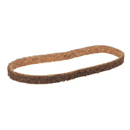 Sanding Belt, 1/2 in W, 24 in L, Non-Woven, Aluminum Oxide, Not Applicable Grit, Coarse, SC-BS MPN:61500072733