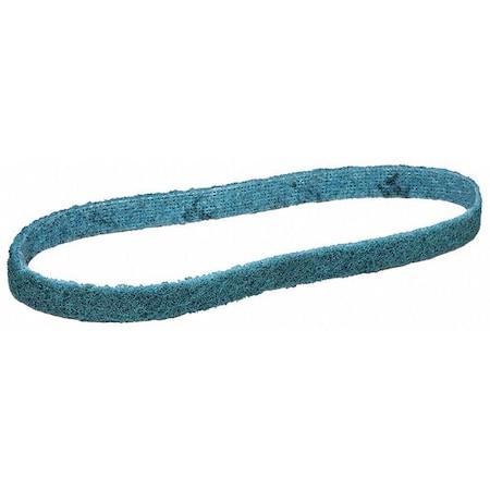 Sanding Belt, 1/4 in W, 18 in L, Non-Woven, Aluminum Oxide, Not Applicable Grit, Very Fine, SC-BS MPN:7000120665