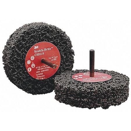 Clean and Strip Disc, 4 in Dia, 1/2 in W MPN:7000120702