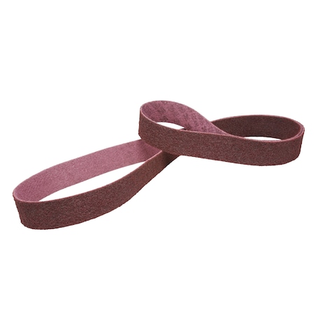 Sanding Belt, 3 in W, 132 in L, Aluminum Oxide, Medium, Maroon MPN:7000120765