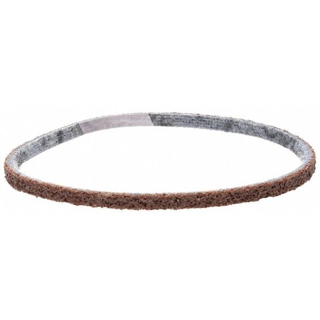 Sanding Belt, 1/4 in W, 18 in L, Non-Woven, Aluminum Oxide, Not Applicable Grit, Coarse, SE-BS MPN:7000120885