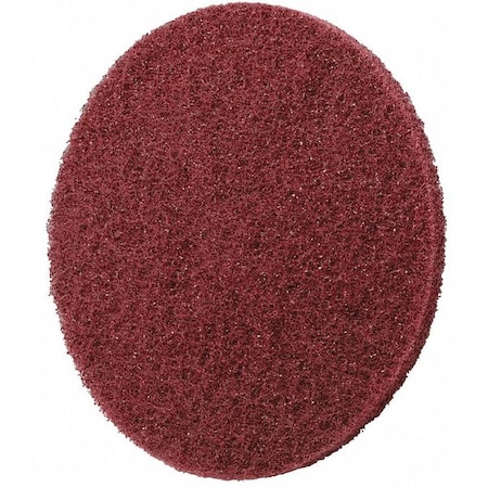 Hook-and-Loop Surface Conditioning Disc, 6 in Dia, No Hole, Aluminum Oxide, Not Applicable Grit MPN:7000121066