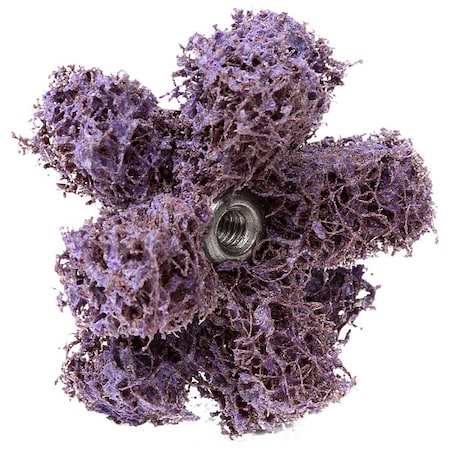 Cross Buff, 1 1/2 in Dia, Non-Vacuum, Aluminum Oxide, Not Applicable Grit, Non-Woven Type, HS-XB MPN:7000121120