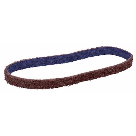 Surface-Conditioning Belt, 1/2 in W, 24 in L, Non-Woven, Aluminum Oxide, Not Applicable Grit, DF-BL MPN:7000121129