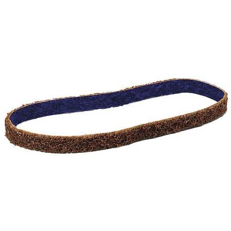 Sanding Belt, 1/2 in W, 12 in L, Non-Woven, Aluminum Oxide, Not Applicable Grit, Coarse, DF-BL MPN:7000121138