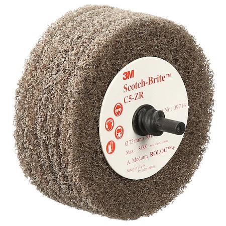 Cut and Polish Flap Brush, 3 in Dia MPN:7100088221