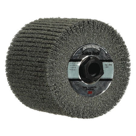 Deburr/Finish Flap Brush, 4 1/2 in Dia MPN:7100159570